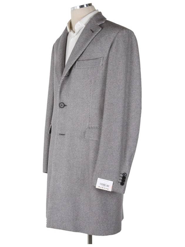 PE532L Herringbone Coat - CARUSO - BALAAN 4