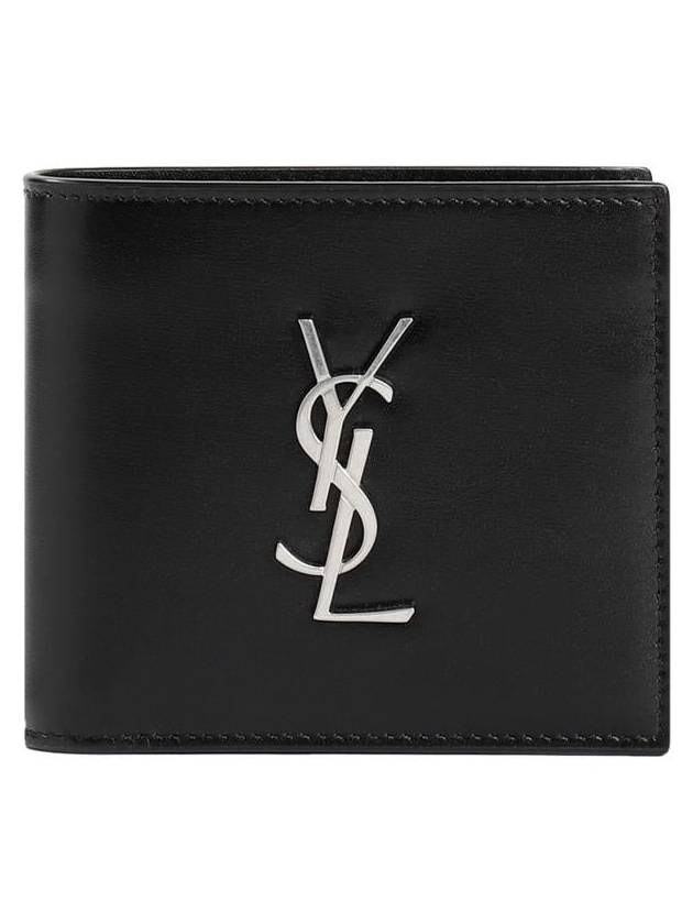 East/West Wallet In Smooth Leather Black - SAINT LAURENT - BALAAN 2