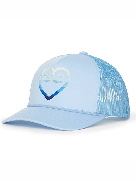 Striped Heart GS Interlock Knit Trucker G4AS23H06XS - G/FORE - BALAAN 1