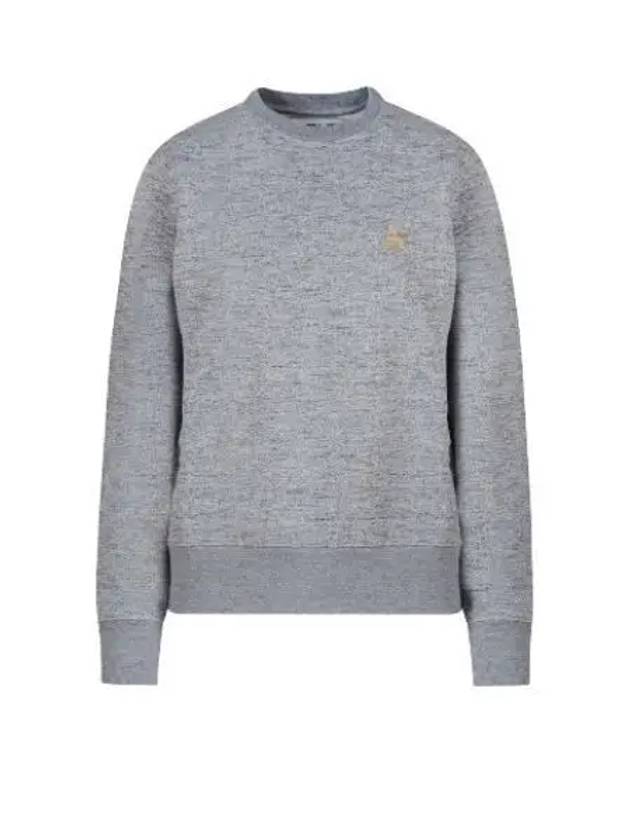 Women's Gold Star Athena Sweatshirt Melange Grey - GOLDEN GOOSE - BALAAN 2