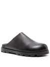 Brutus Leather Clog Slippers Black - CAMPER - BALAAN 3