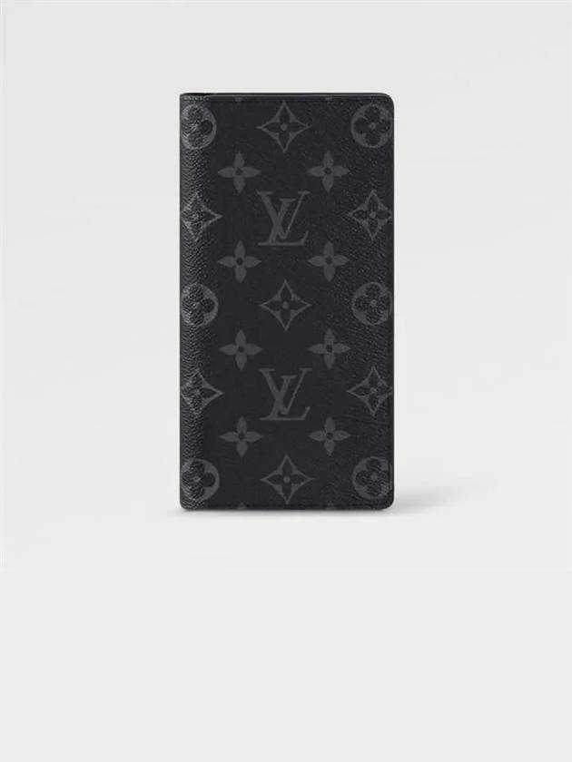 Brazza Monogram Long Wallet Black - LOUIS VUITTON - BALAAN 2