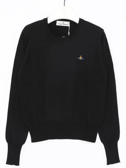 ORB Logo Knit Top Black - VIVIENNE WESTWOOD - BALAAN 2