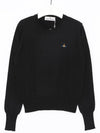 ORB Logo Knit Top Black - VIVIENNE WESTWOOD - BALAAN 3