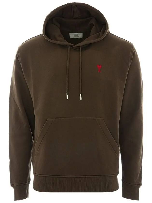 De Coeur Hoodie Dark Coffee - AMI - BALAAN 3