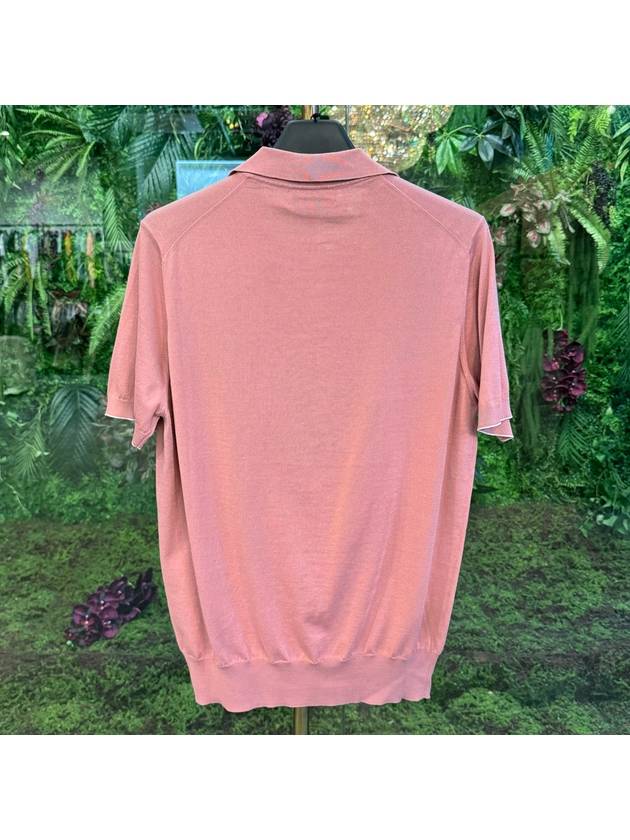 Polo T-shirt M29800145CEV58 Pink - BRUNELLO CUCINELLI - BALAAN 5