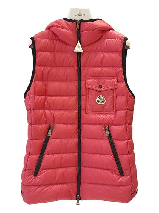 Women's GLYCO Glico Hood Padding Pink H10931A00062 5396Q - MONCLER - BALAAN 1