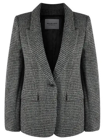 23FW VE0129FA A3D17E 02GY Kirsten Women’s Jacket Gray　 997266 - ISABEL MARANT - BALAAN 1