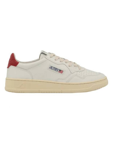 Medalist Red Tab Low Top Sneakers White - AUTRY - BALAAN 1