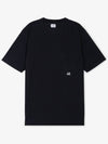 24/1 Jersey Garment Dyed Pocket Short Sleeve T-Shirt Black - CP COMPANY - BALAAN 3