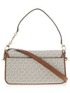 Bradshaw Small Logo Convertible Shoulder Bag White - MICHAEL KORS - BALAAN 4