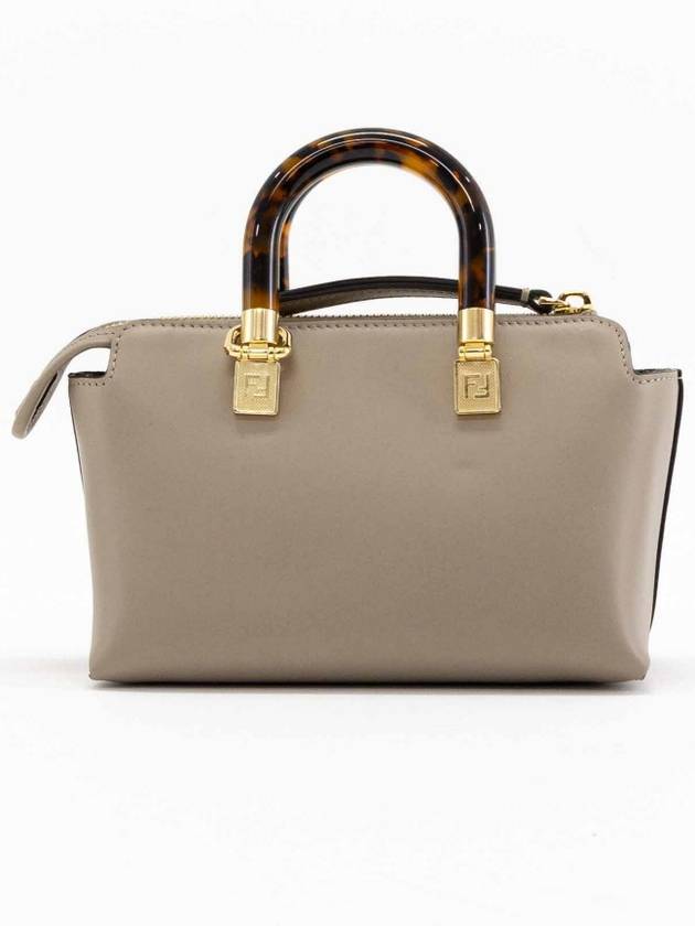 By The Way Small Leather Tote Bag Dark Beige - FENDI - BALAAN 6