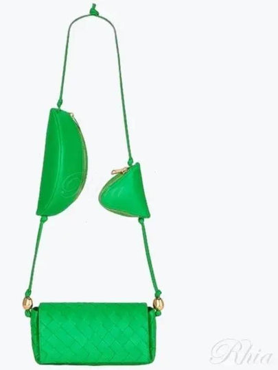 Pouch On Strap Cross Bag Green - BOTTEGA VENETA - BALAAN 2