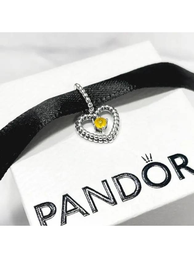 Honey Beads Heart Dangle Charm Yellow - PANDORA - BALAAN 2