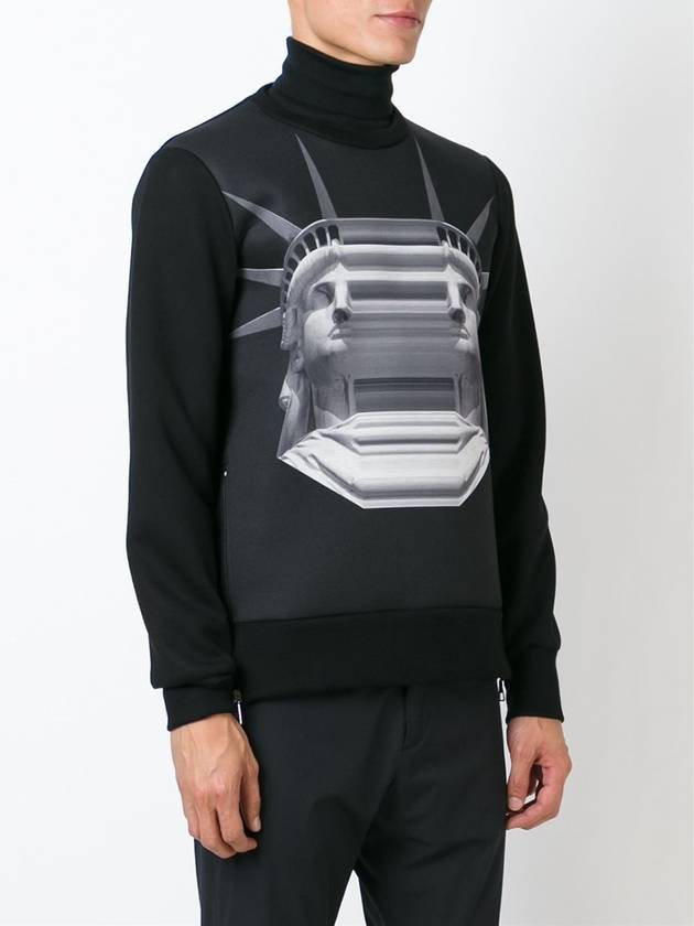 15FW Neoprene Decalcomani Goddess Statue Sweatshirt PBJS09D C359 1357 - NEIL BARRETT - BALAAN 3