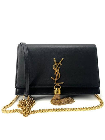 Monogram Kate Tassel WOC Cross Bag 425159 - SAINT LAURENT - BALAAN 1