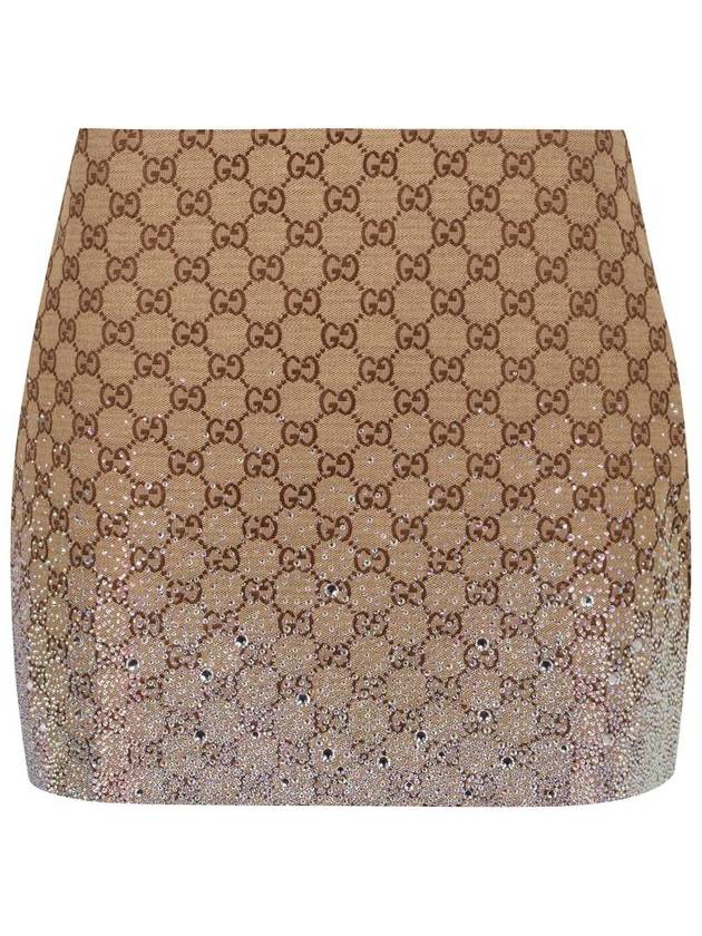 Gucci Cotton Mini-Skirt - GUCCI - BALAAN 1