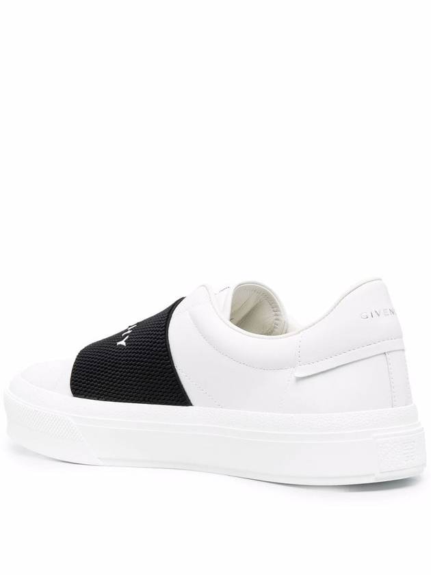 City Court Band Logo Low Top Sneakers White - GIVENCHY - BALAAN 4