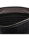 Intrecciato Document Leather Clutch Bag Black - BOTTEGA VENETA - BALAAN 5