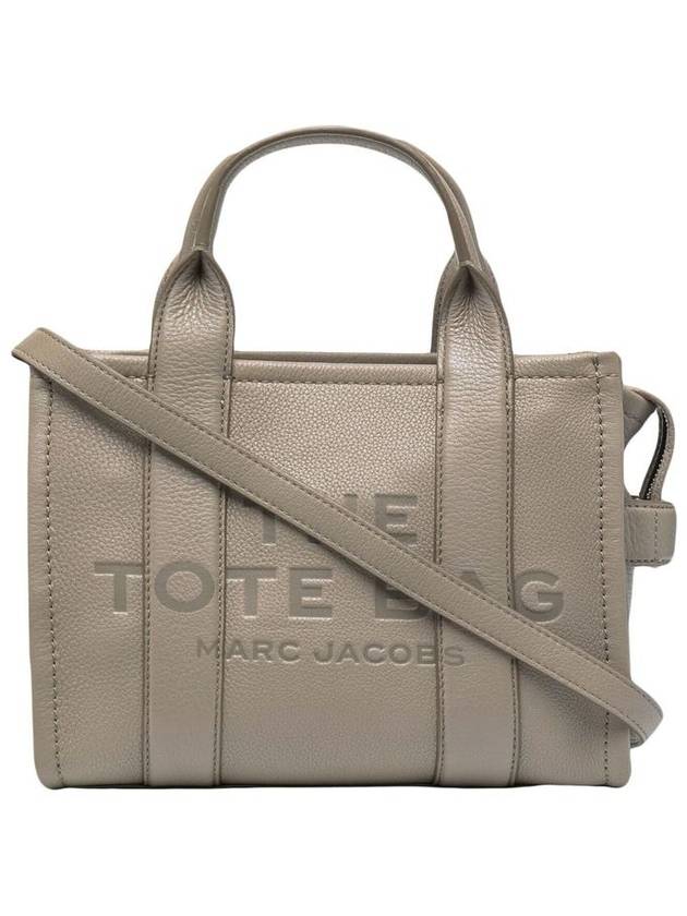 Small Leather Tote Bag Grey - MARC JACOBS - BALAAN 2