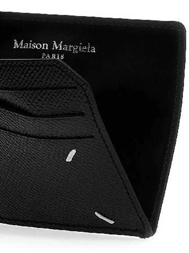 Stitch Small Card Wallet Black - MAISON MARGIELA - BALAAN 5