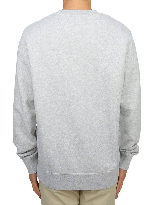 Fox Head Patch Regular Sweatshirt Light Grey Melange - MAISON KITSUNE - BALAAN 4