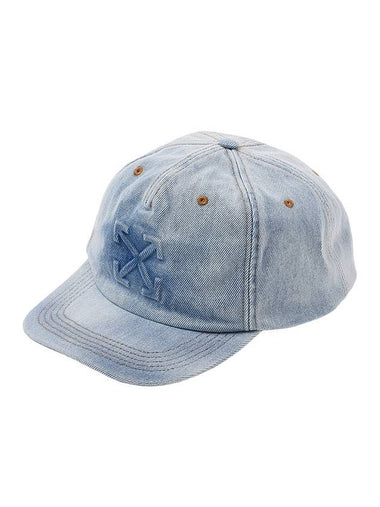 Arrow Colored Base Ball Cap Blue - OFF WHITE - BALAAN 1