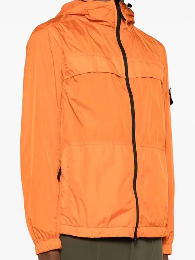 Crinkle Reps Hooded Jacket Orange - STONE ISLAND - BALAAN 3