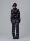 Ribbon Velvet Track Pants Black - DILETTANTISME - BALAAN 5