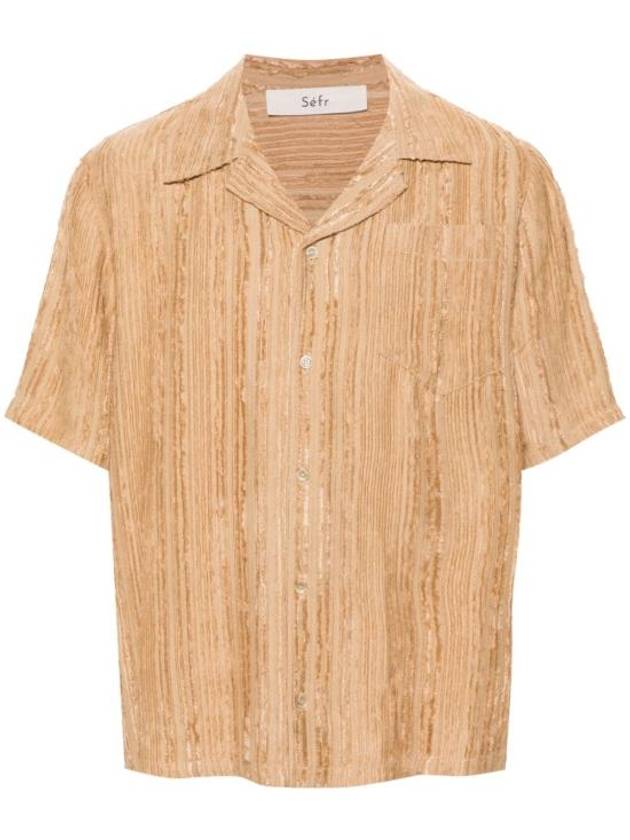 Separated Short Sleeve Shirt DALIANBEIGESTRIPE Free BEIGE STRIPE - SEFR - BALAAN 1