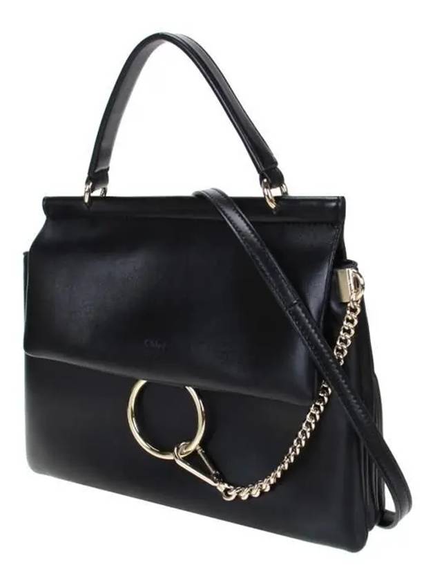 Medium Faye Tote Bag Black - CHLOE - BALAAN 3