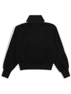 Karina color combination zip-up sweatshirt zip-up long-sleeved T-shirt black MCSS24TS9BK - MACKY - BALAAN 3