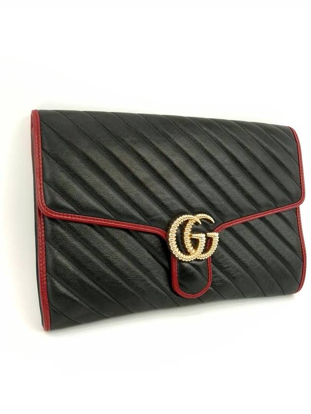 GG Marmont Matelasse Clutch 498079 - GUCCI - BALAAN 2