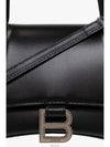 Hourglass Shiny Box Calfskin Small Tote Bag Black - BALENCIAGA - BALAAN 6