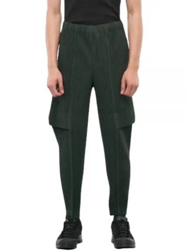 Pleated Cargo Track Pants Green - ISSEY MIYAKE - BALAAN 2