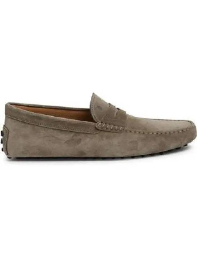 Men's Suede Gommino Driving Shoes Beige - TOD'S - BALAAN 2