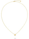 Coco Crush Quilted Motif Necklace Gold - CHANEL - BALAAN 4