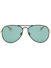 Eyewear Boeing Metal Sunglasses Blue - GUCCI - BALAAN.