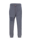 4 Bar Loopback Wool Track Pants Light Grey - THOM BROWNE - BALAAN 3