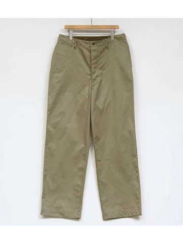 Straight Pants 80490050020190 Green - NIGEL CABOURN - BALAAN 1