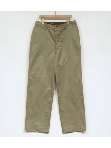 Straight Pants 80490050020190 Green - NIGEL CABOURN - BALAAN 1