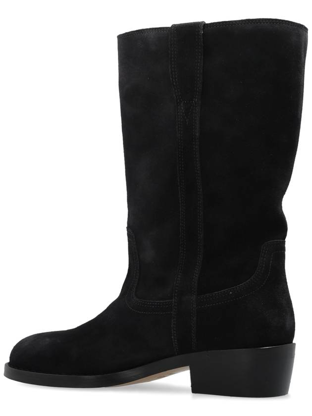 Isabel Marant Leather Ankle Boots Heikee, Women's, Black - ISABEL MARANT - BALAAN 5