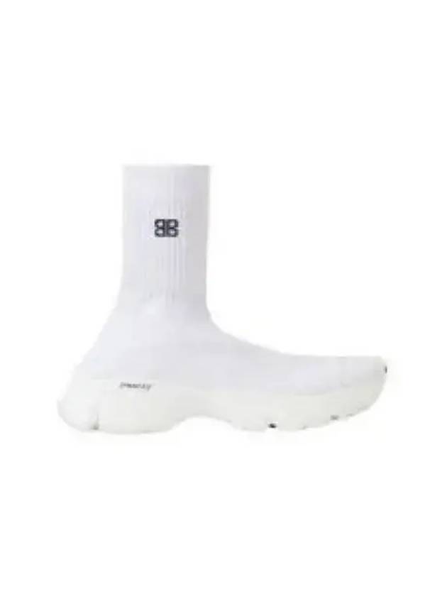 Men's Speed 30 Knit High Top Sneakers White - BALENCIAGA - BALAAN 2