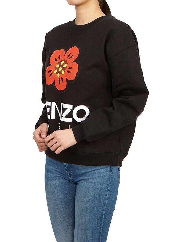 Women's brushed sweatshirt 2SW036 4ME 99J 235 - KENZO - BALAAN 5