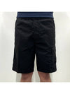 Compass Badge Bermuda Shorts Black - STONE ISLAND - BALAAN 3