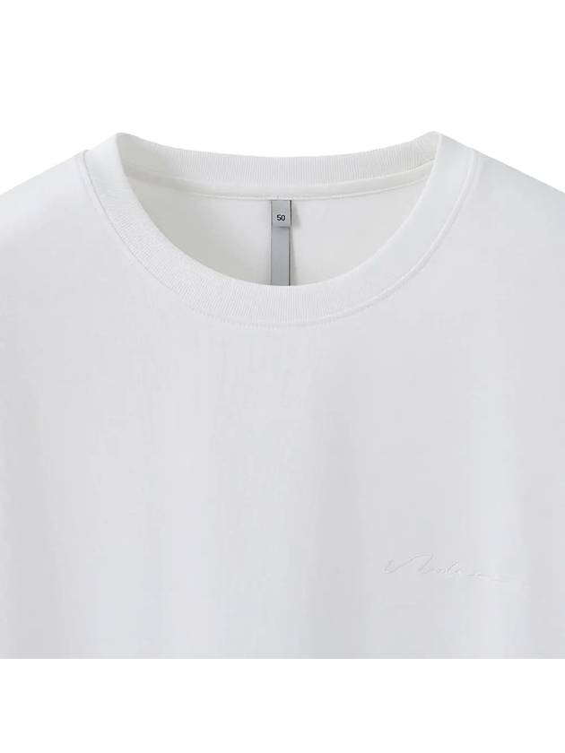 Supima Cotton Lux Short Sleeve T-Shirt White - NOIRER - BALAAN 5