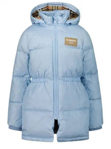 Kids Women Logo Patch Hooded Padded Jacket 8053900 Other 271630 - BURBERRY - BALAAN 1