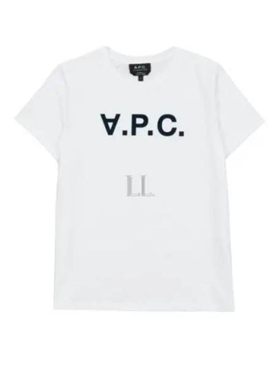 VPC Logo Short Sleeve T-Shirt White - A.P.C. - BALAAN 2