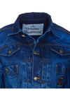 Marlene Crop Top Denim Jacket Blue - VIVIENNE WESTWOOD - BALAAN 5