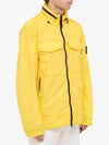 Waffen Naslan Light Watro Zip-up Jacket Yellow - STONE ISLAND - BALAAN 3